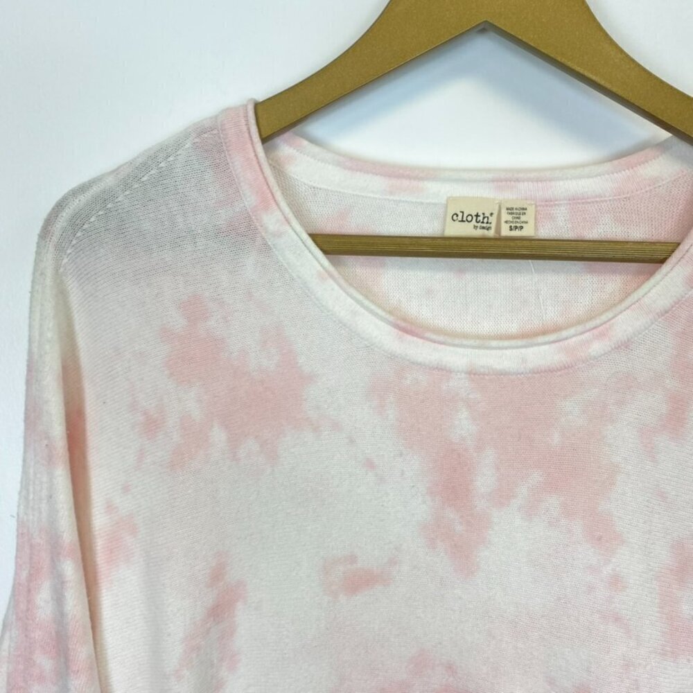 NWT Cloth by Design Pink Tie Dye Knot Tunic Top - Picture 4 of 10